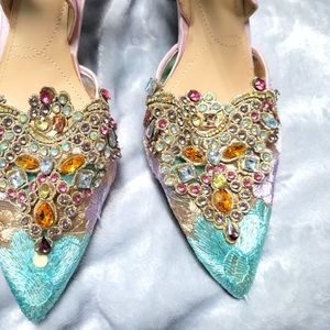 JRenee Desdemona jeweled pumps** Brand New**